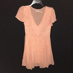 Light pink mini dress